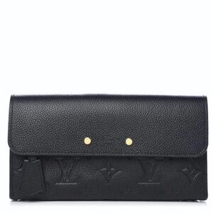 Louis Vuitton Black Empreinte Monogram Wallet